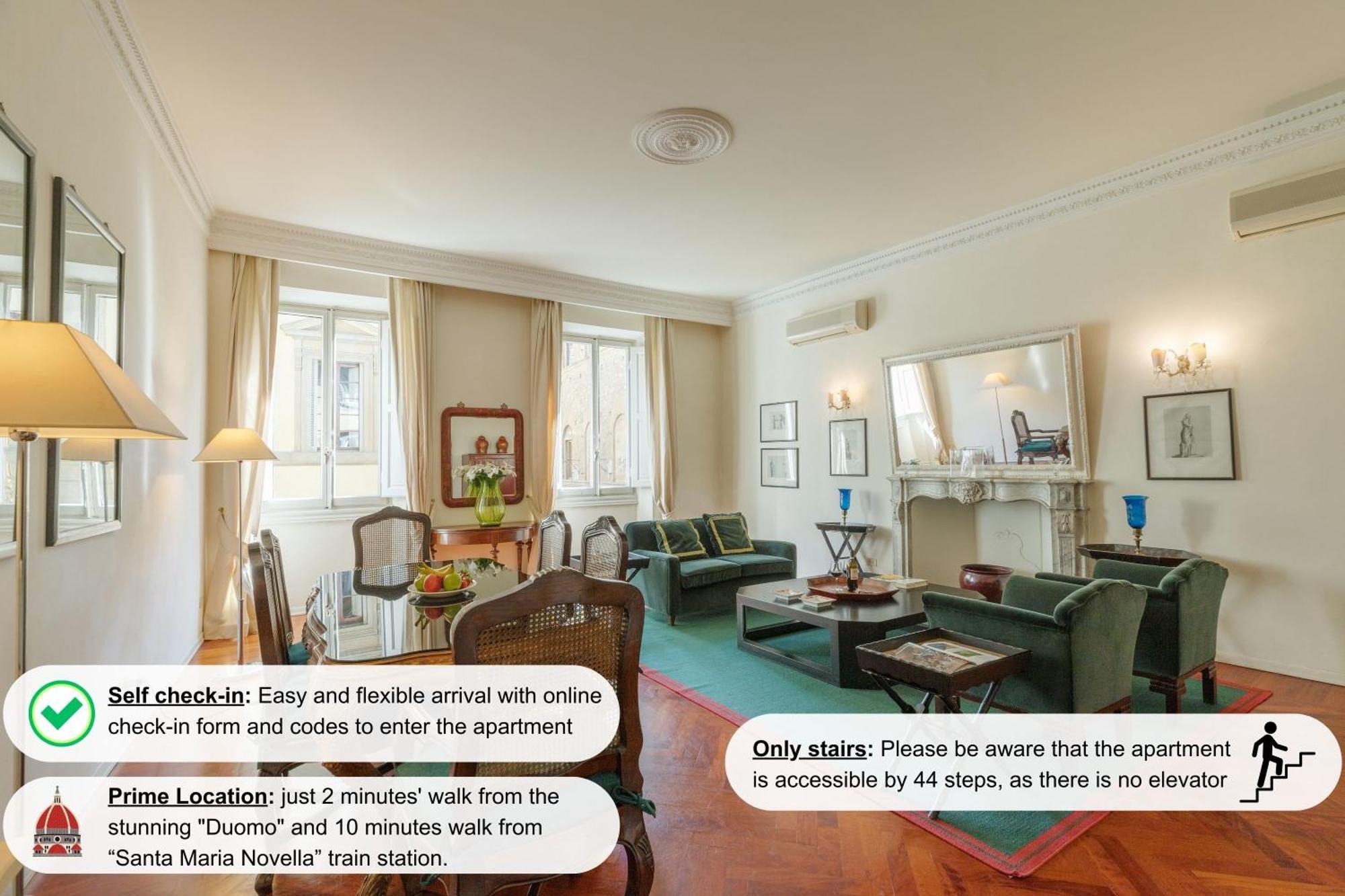 Velluto Elegant Apartment Near The Duomo Флоренция Экстерьер фото